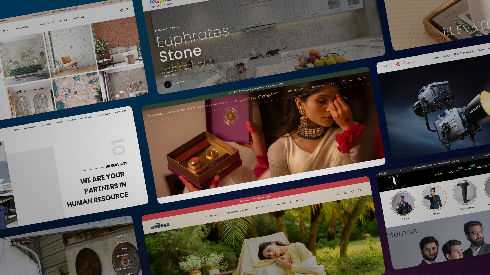 How We Built A Website Collage